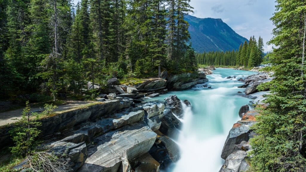 British Columbia abseits der Hotspots Naturregion in British Columbia mit ruhiger Landschaft