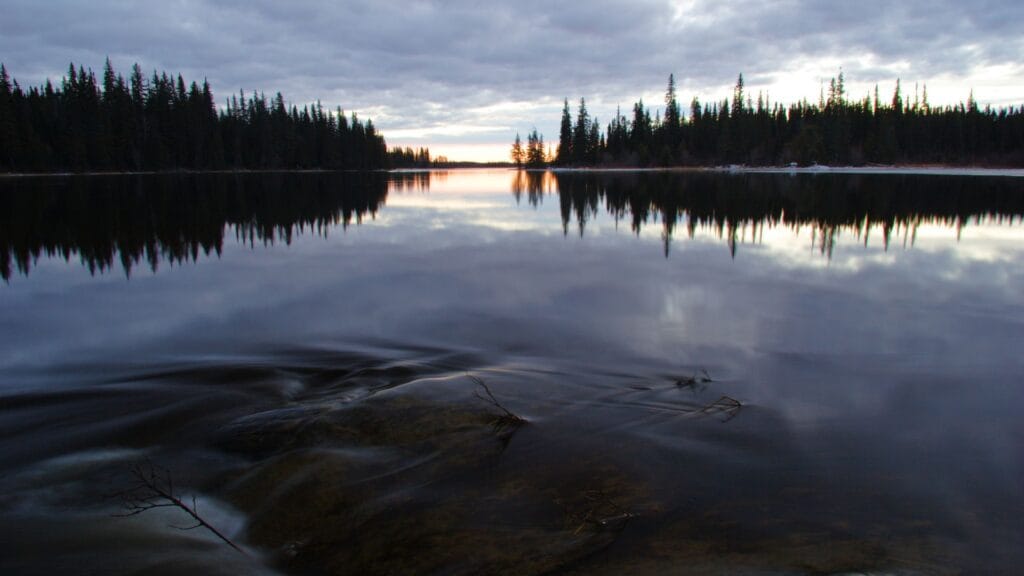 Hecla-Grindstone Provincial Park in Manitoba Kanada am Lake Winnipeg