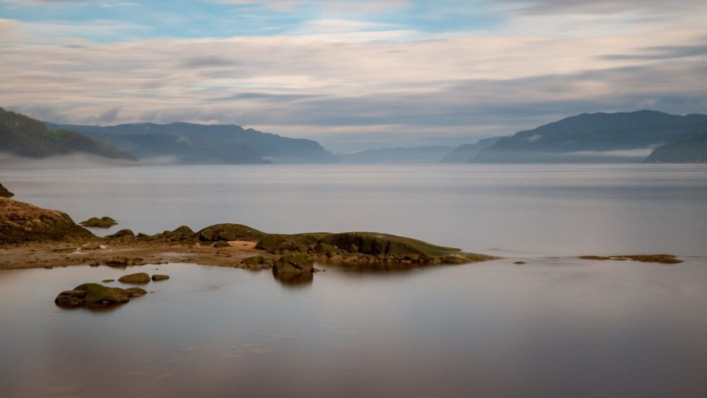 Saguenay Fjord Landschaft bei Tadoussac in Québec